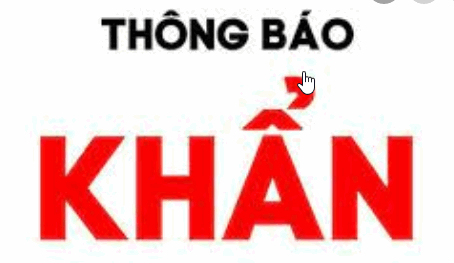 Thông báo khẩn số 9 về việc tìm người có mặt tại các địa điểm nguy cơ